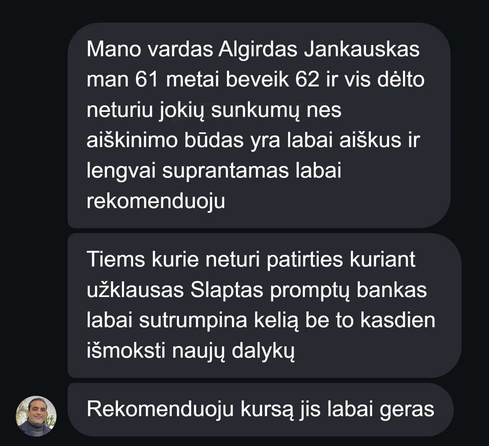 1 atsiliepimas apie Slaptą promptų banką