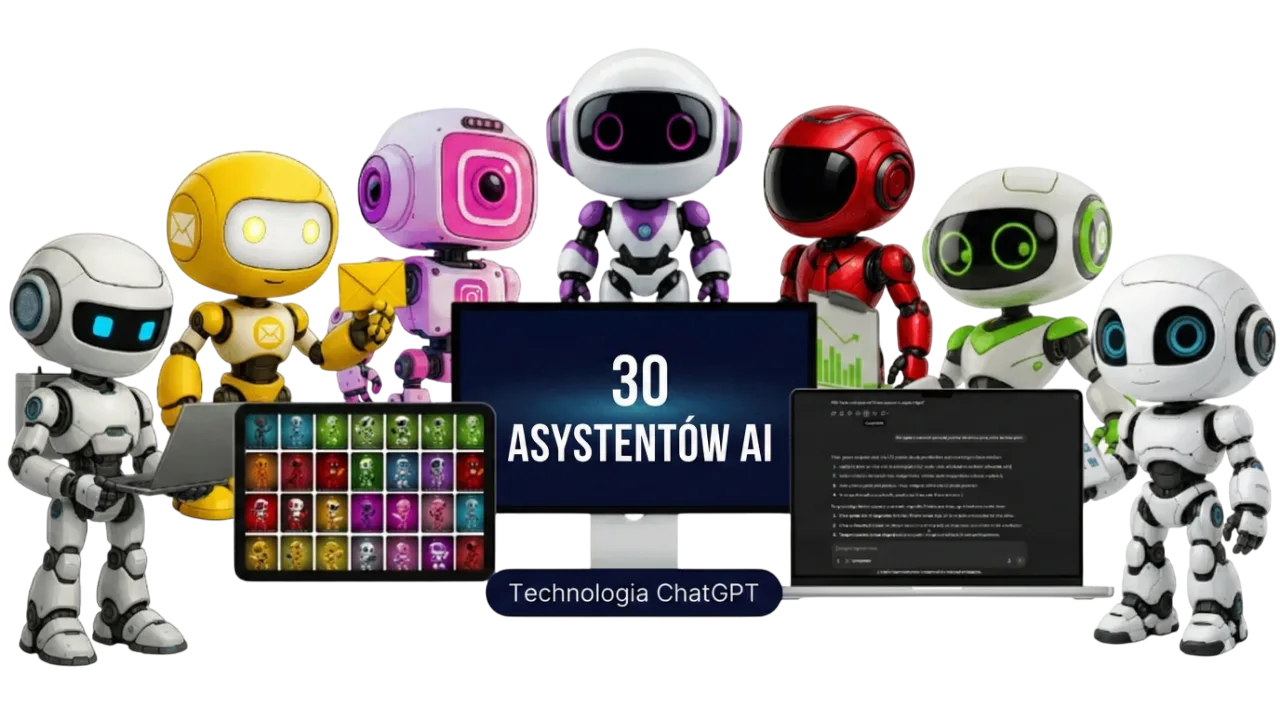 Ilustracja asystentów AI